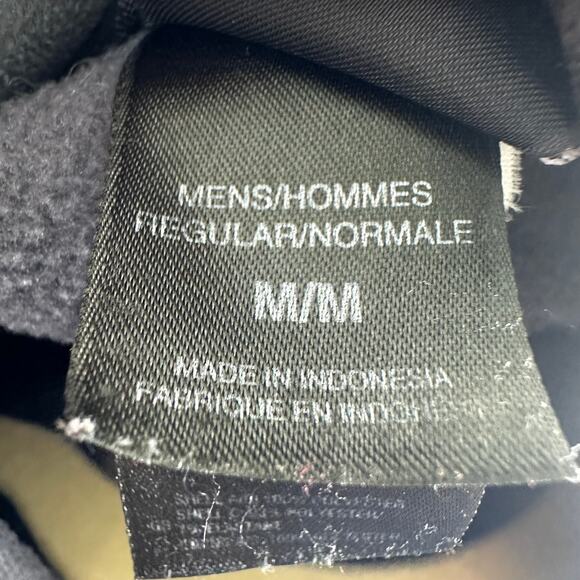 The North Face Men’s Gray Fleece Zip Jacket Medium Outdoor Hiking Warm Layer - Picture 3 of 7